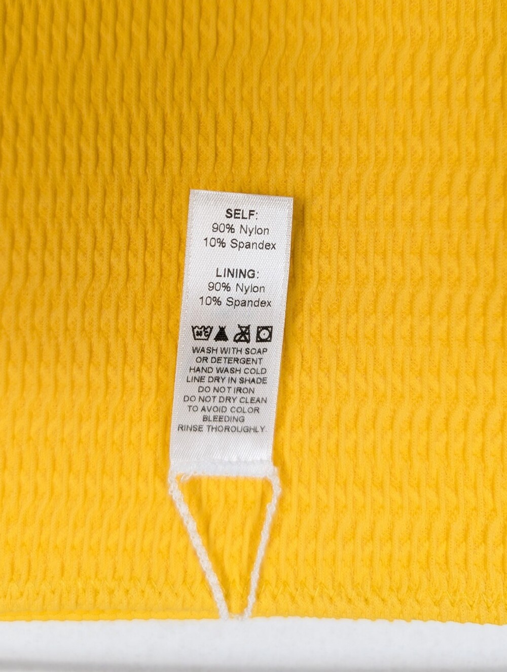 WET Swimwear Sutton Swim Bottom M Saffron Yellow High Rise Bikini Bottom NWT - Picture 5 of 6